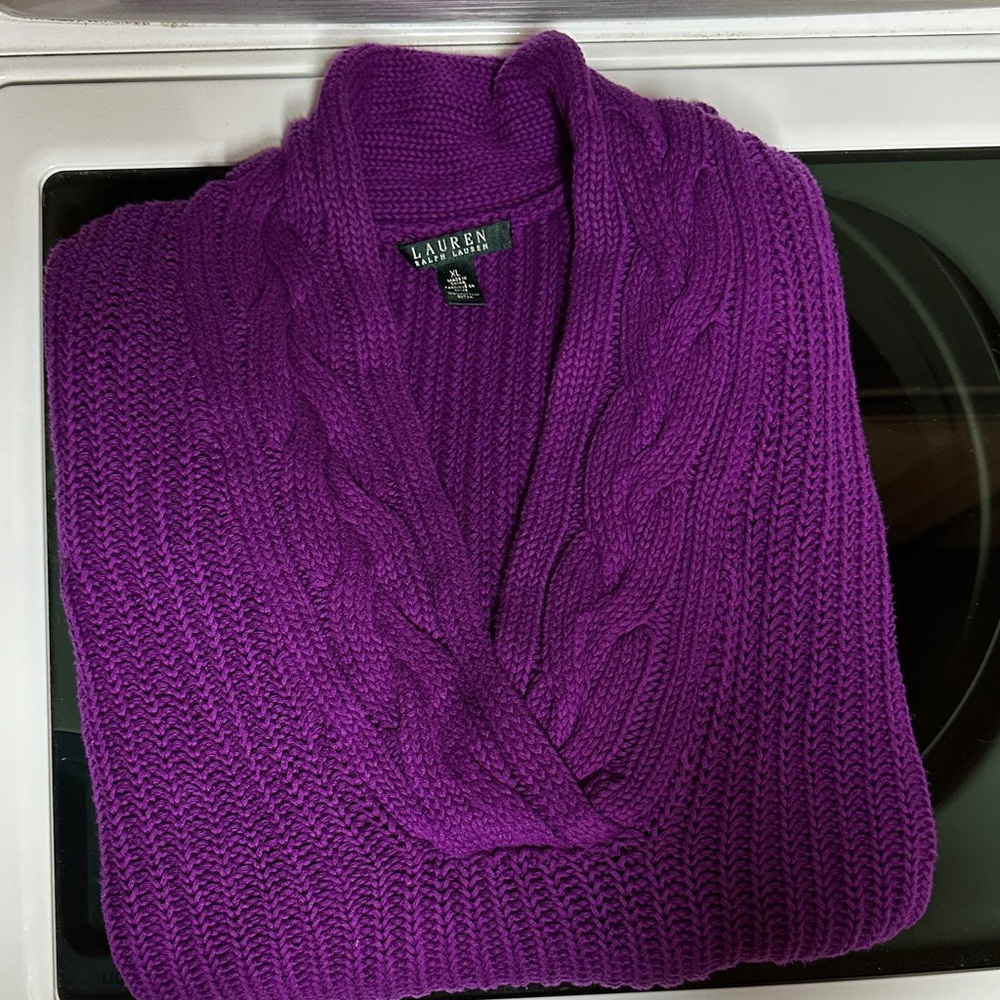 Ralph Lauren Oversized Cable Sweater